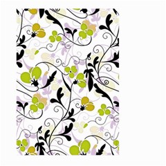 Floral Pattern Large Garden Flag (two Sides)