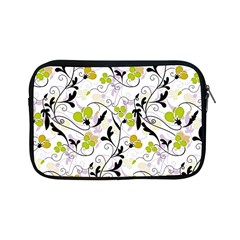 Floral Pattern Apple Ipad Mini Zipper Cases by Valentinaart