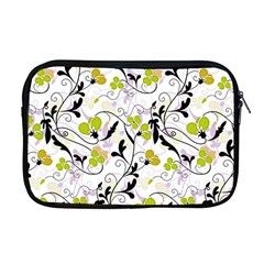 Floral Pattern Apple Macbook Pro 17  Zipper Case