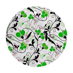 Floral Pattern Ornament (round) by Valentinaart