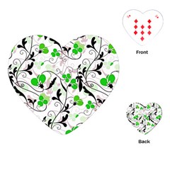 Floral Pattern Playing Cards (heart) 