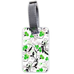 Floral Pattern Luggage Tags (two Sides) by Valentinaart