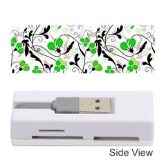 Floral Pattern Memory Card Reader (stick)  by Valentinaart