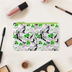 Floral Pattern Cosmetic Bag (xs)