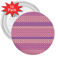 Pattern 3  Buttons (10 Pack)  by Valentinaart