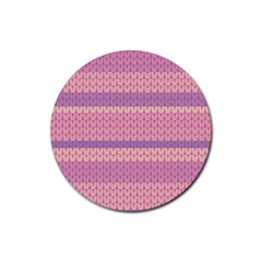 Pattern Rubber Round Coaster (4 Pack)  by Valentinaart