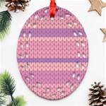 Pattern Oval Filigree Ornament (Two Sides) Front