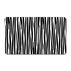 Zebra Pattern Magnet (rectangular) by Valentinaart