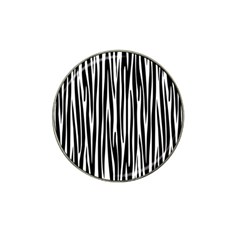 Zebra Pattern Hat Clip Ball Marker by Valentinaart