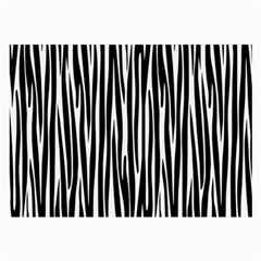 Zebra Pattern Large Glasses Cloth (2-side) by Valentinaart