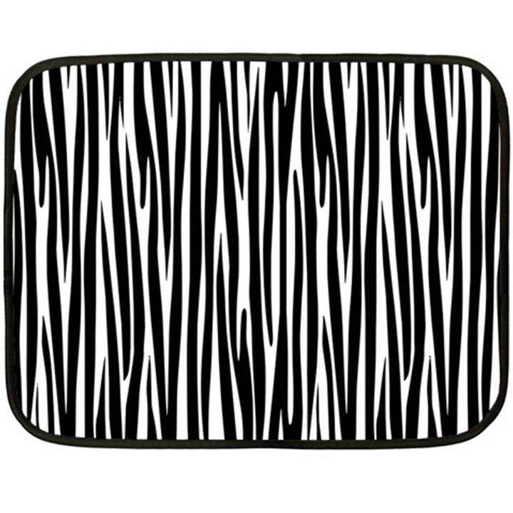 Zebra pattern Fleece Blanket (Mini)