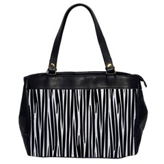 Zebra Pattern Office Handbags by Valentinaart