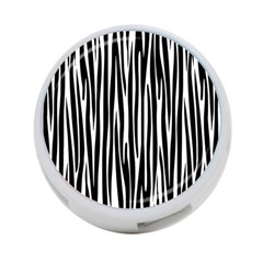 Zebra Pattern 4-port Usb Hub (one Side) by Valentinaart