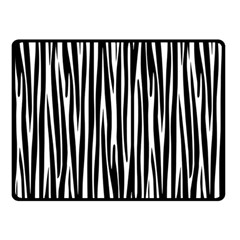 Zebra Pattern Fleece Blanket (small)