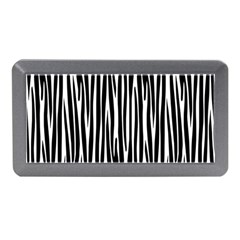 Zebra Pattern Memory Card Reader (mini) by Valentinaart