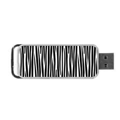 Zebra Pattern Portable Usb Flash (two Sides)