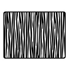 Zebra Pattern Double Sided Fleece Blanket (small) 