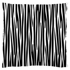 Zebra Pattern Standard Flano Cushion Case (one Side)