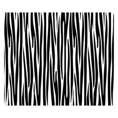 Zebra Pattern Double Sided Flano Blanket (small)  by Valentinaart