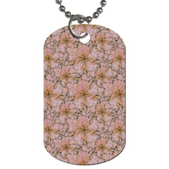 Nature Collage Print Dog Tag (one Side) by dflcprints