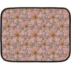 Nature Collage Print Fleece Blanket (mini)