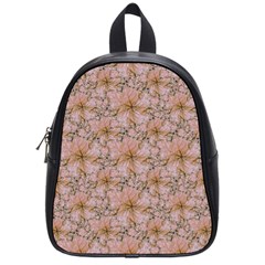 Nature Collage Print School Bags (small)  by dflcprints