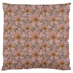 Nature Collage Print Standard Flano Cushion Case (one Side)