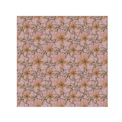 Nature Collage Print Small Satin Scarf (square) 