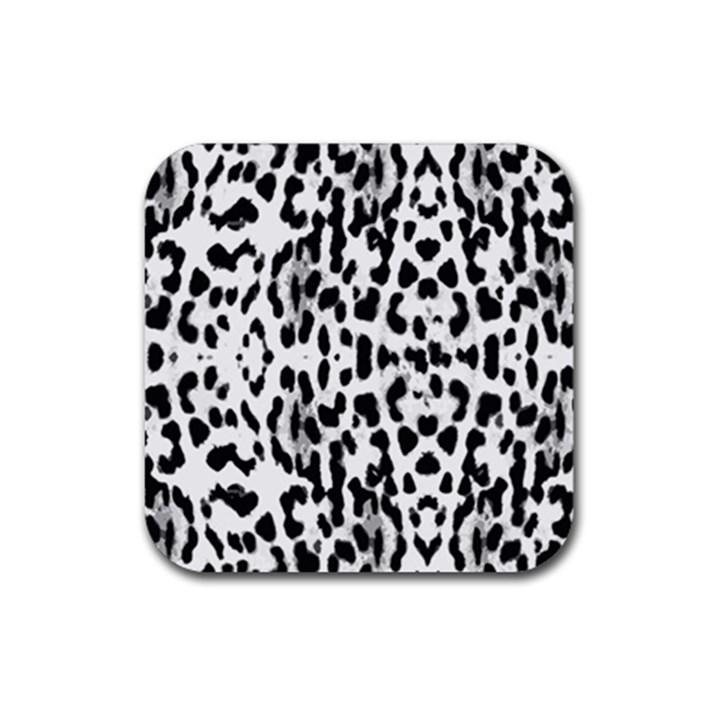 Animal print Rubber Coaster (Square) 