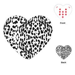 Animal Print Playing Cards (heart) 