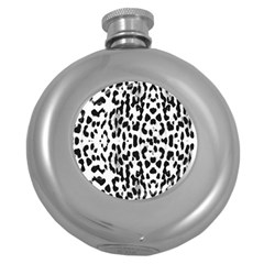 Animal Print Round Hip Flask (5 Oz) by Valentinaart