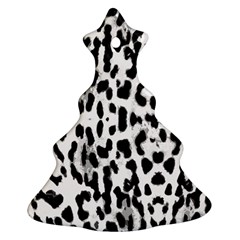 Animal Print Christmas Tree Ornament (two Sides)