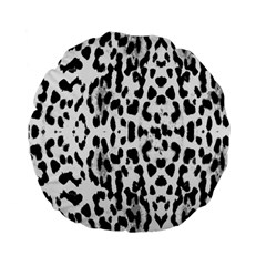 Animal Print Standard 15  Premium Flano Round Cushions