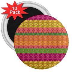 Pattern 3  Magnets (10 Pack)  by Valentinaart