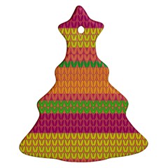 Pattern Christmas Tree Ornament (two Sides)