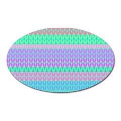 Pattern Oval Magnet by Valentinaart