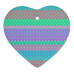 Pattern Heart Ornament (two Sides) by Valentinaart