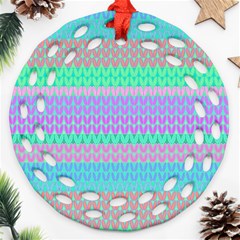 Pattern Round Filigree Ornament (two Sides) by Valentinaart