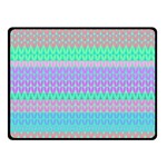 Pattern Double Sided Fleece Blanket (Small)  45 x34  Blanket Back