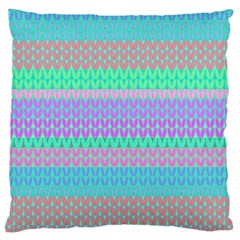 Pattern Large Flano Cushion Case (two Sides)