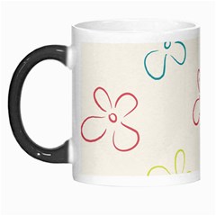 Flower Background Nature Floral Morph Mugs by Simbadda