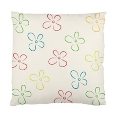 Flower Background Nature Floral Standard Cushion Case (two Sides)