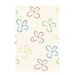 Flower Background Nature Floral Shower Curtain 48  X 72  (small)  by Simbadda