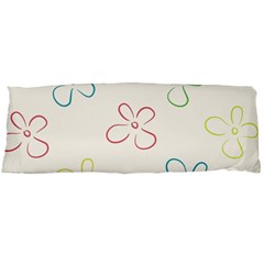 Flower Background Nature Floral Body Pillow Case (dakimakura) by Simbadda