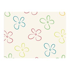 Flower Background Nature Floral Double Sided Flano Blanket (mini) 