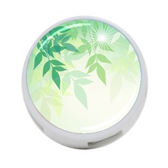 Spring Leaves Nature Light 4-port Usb Hub (two Sides)  by Simbadda