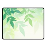 Spring Leaves Nature Light Fleece Blanket (Small) 50 x40  Blanket Front