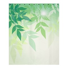 Spring Leaves Nature Light Shower Curtain 60  X 72  (medium)  by Simbadda