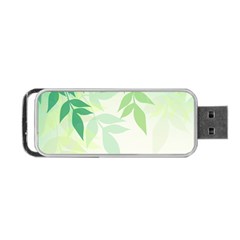 Spring Leaves Nature Light Portable Usb Flash (one Side) by Simbadda