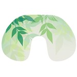 Spring Leaves Nature Light Travel Neck Pillows Front